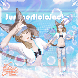 SummerHoloJacket (Foam Spewer Water Gun included!) / CP4