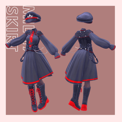 Military Skirt Outfit  / CP31