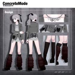 Concrete Mode - VRChat Women's Clothing / CP4