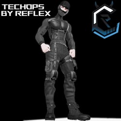 TechOps Avatar/Outfit Bundle - Optimized - Quest Compatible