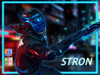 Stron: Ares + Face Tracking (Quest Compatible)