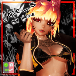 Code B VRChat Avatar | VRCFT | Full + Opti | GoGoLoco |