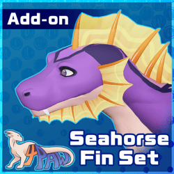 4Paw Add-on Seahorse Fins [VRCFury prefab]