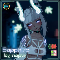 Sapphire - VRChat Avatar (PC ONLY)