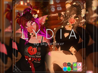 Lydia | VRChat Cow Avatar | PC, Quest, Wholesome, Optimized, MMD, Face Tracking!