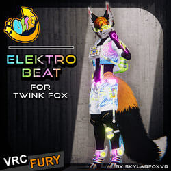 ElektroBeat II Ultra's Clothing - for Twink Fox II AudioLink, VRCFury Ready !!