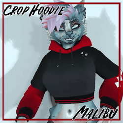 Crop Hoodie | Malibu