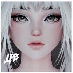 "I'm Cold" makeup textures (Amelia head) 