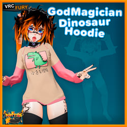 GodMagician ◄ Dinosaur Hoodie ►