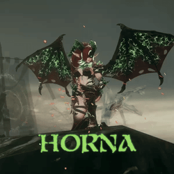 Horna, The corrupted dragon girl