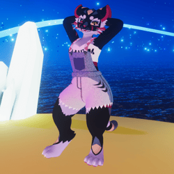 Shark overalls for Mayu