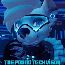 Pound Tech Visor - Hyenid (VRCHAT)