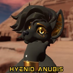 Hyenid Anubis Retexture - (VRCHAT) 