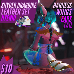 Leather Harness Set {Hyenid}