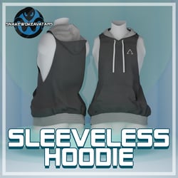 Sleeveless Hoodie [Commercial Use]