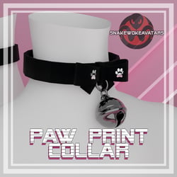 Paw Print Collar [Commercial Use]