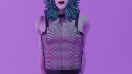 fishnet top | FREE