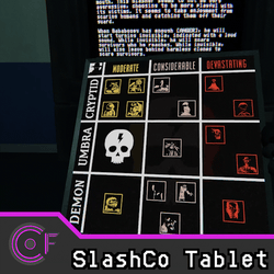 SlashCo Informational Tablet