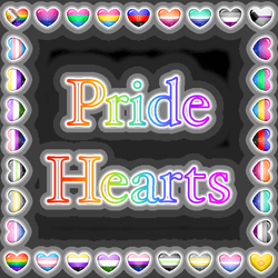 [SERVER FREE] Pride Pixel Hearts