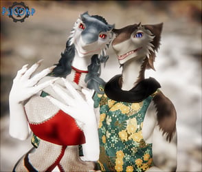 PsiCorpVR - Sergal Avatar [VRC, PC]