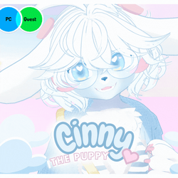 💙☁️ Cinny the Puppy ☁️💙 (VRChat Avatar)