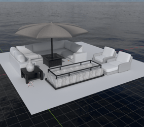 [Vrchat Asset] Outdoor Patio Mega-Bundle