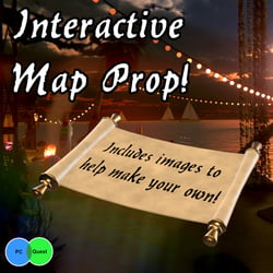 Interactive Map Prop! - For PC and Quest!