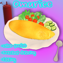 Omurice Udon