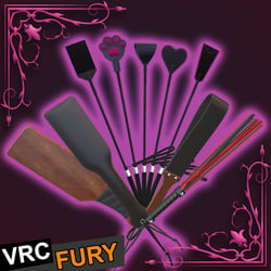 Horse training props (Crop, Paddle, Flogger)