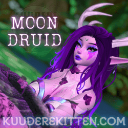 Moon Druid Avatar[PC ONLY][SPS][VRCHAT AVATAR]