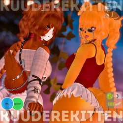 Cupcake, Puppy Girl Furry Avatar [PC+QUEST] [VRCFT][SPS][VRChat Avatar]