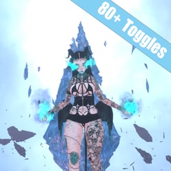 Miranda The Succubus (DPS, PC) - [Phys Bones] 80+ Toggles VRChat Avatar
