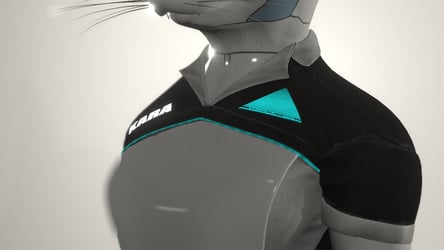 Futuristic Android Dress and Head Lens for Rexouium 1.6 & 1.7