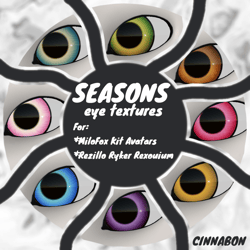 "Seasons" Eye Textures || Rex and Kit Avatars ||