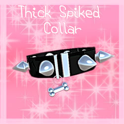 Thick Spike Collar