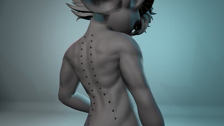 Nardoragon Spinal Ladder Piercings