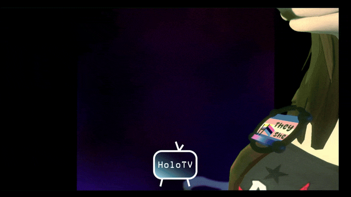 📺 HoloTV 📺 - Avatar Video Player Screen