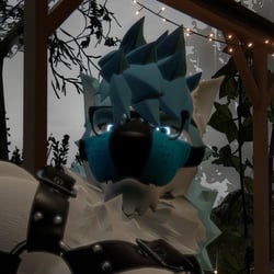 🐺🖤 Pup Mask for Wolfman – VRCFace Tracking (PC)