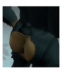 🐾 Rottweiler Tail (Face Tracking Animation) 🐾