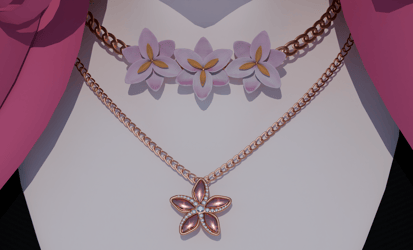 Kitsu Twilight Blossoms Set rings, hair pins, necklaces