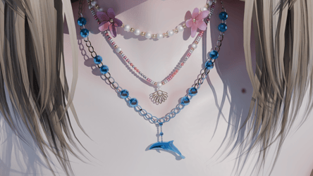 The Oceanpetal Charm Set (Necklaces, Hair pin, Bracelets, Rings, Ankle Bracelets)