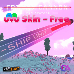 Friend Cannon For VRChat  - UwU Skin (Free)