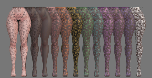 Spiderweb net Stockings - Venus V2 Texture