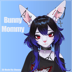 Bunny Mommy VRChat 3D Model! +NSFW Version!!! +ARKit Face Tracking (Updated 10/04/2026)