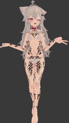 Void Spine Tribal ( 虚無の脊椎トライバル )/ tattoo ( タトゥー ) 
