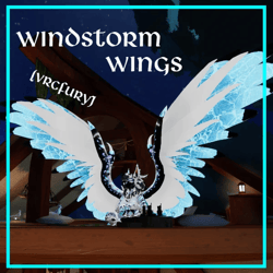Windstorm Wings For Vrchat (VRCFURY)