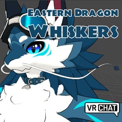 Eastern Dragon Whiskers for VRchat avatars (PC / Quest)