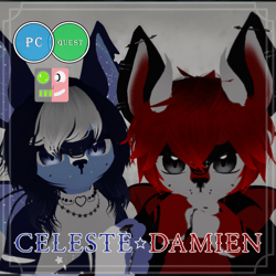Celeste + Damien | PC + Quest | VRCFT | Deira neo