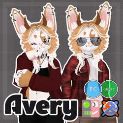 Avery | PC + Quest | VRCFT | Deira neo