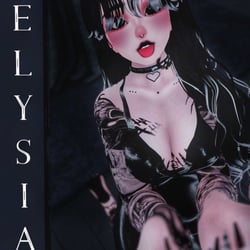 Elysia (Server Freebie)- Curvy Goth Girl